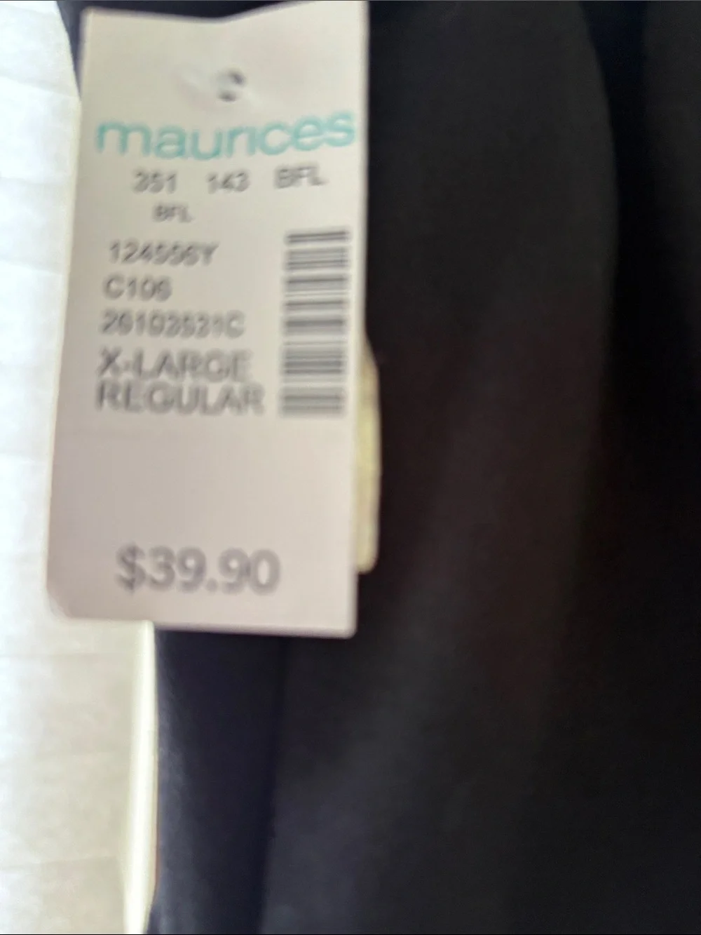 Maurices Black Paperbag Waist Cropped Pants